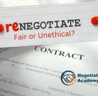 Renegotiation