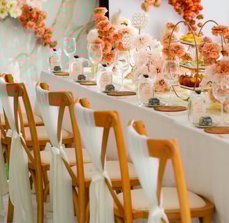 showroom décoration mariage Vendée, accessoires mariage Corcoué-sur-Logne