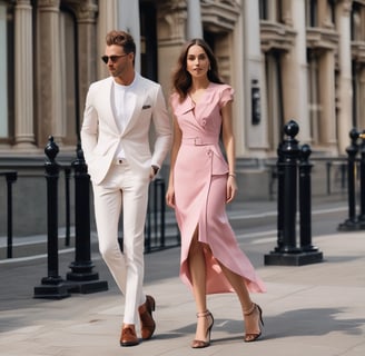 portamento donna uomo elegante