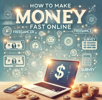 How to make money fast online 