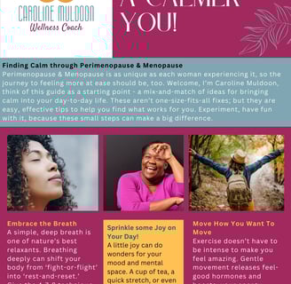 Top tips guide to managing menopause