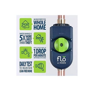 Flo by Moen, Moen Flo, Flo, Premium Feature, Plumbing, Shut off , Automatic, Automatic shutoff, 