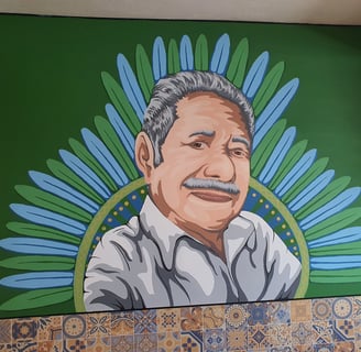 Mural para restaurante