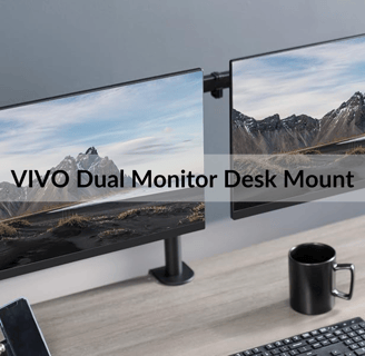 EntrepreneurNook - VIVO Dual Monitor Desk Mount