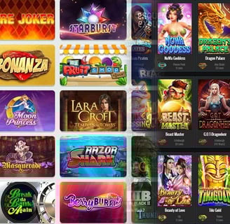 a casino game with lots of slots and a lot of slots