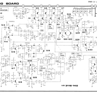 TR-808 Voicing board schematic