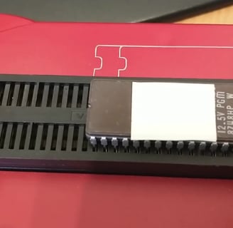 DX9 to DX7 Eprom Programmed Window Covered