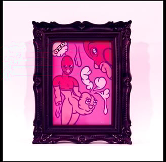 OXO - X Series 2025 Framed Mixed Media 