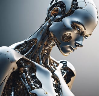 the word ai spelled in white letters on a black surface