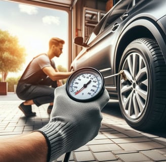 “Check tyre pressure monthly to improve fuel efficiency and performance