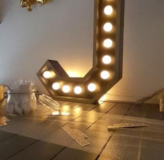 lettre lumineuse