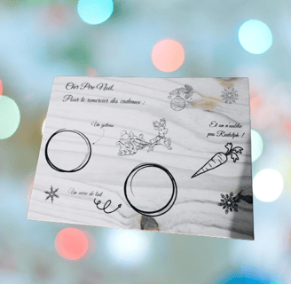 plateau cookie verre de lait pour attendre le père noel