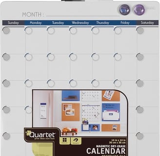 White board calendar