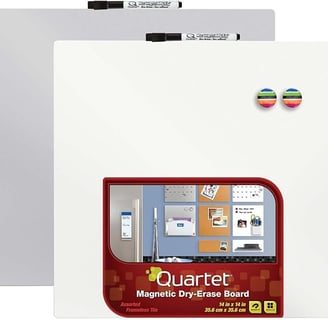 a dry erase board with magnets