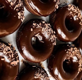 Chocolate glazed best donut I the world