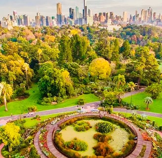 Royal Botanic Garden in Victoria Melbourne best tourist place