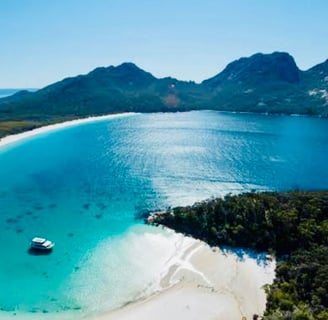Wine glass Bay best beach in australia