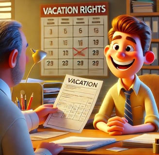 vacaciones y salarios de tramitación