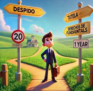 Puede la acción de tutela de derechos fundamentales ser independiente del procedimiento de despido? 