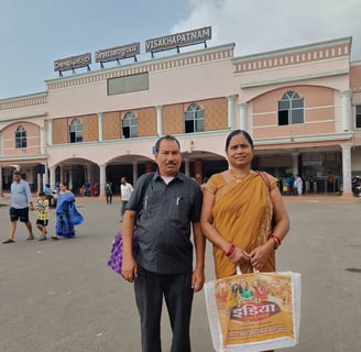 Manihar singh nirala with his wife