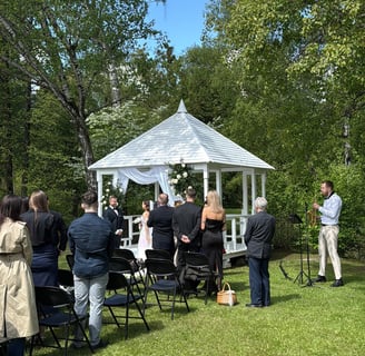 Saksofonistas ceremonijos metu