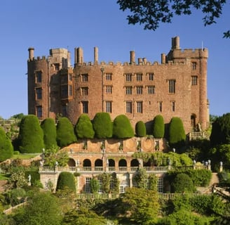 Powys Castle in Welshpool 