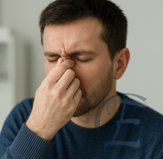 a man with a beard and a blue sweater