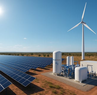 Austrália testa hidrogênio verde com energia solar e água reciclada