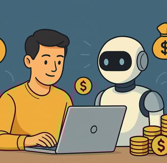 Como usar IA para ganhar dinheiro de verdade em 2025