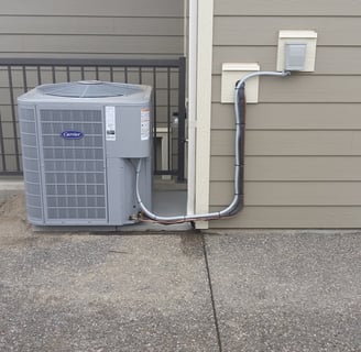 Air conditioning unit installed by Bystrom Industries in Kamloops