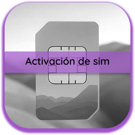 a simcard with the words activacion de sim