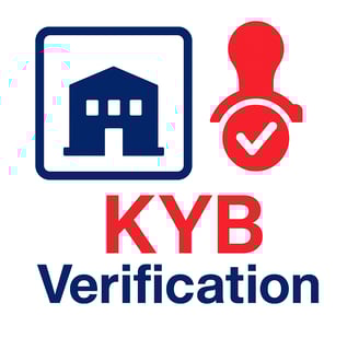 a kyb logo with a house and a key