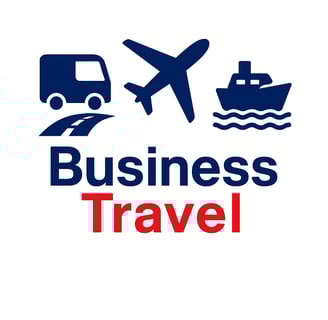a business travel logo with a boat and a boat