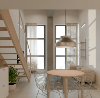 Lofto interjero projektas