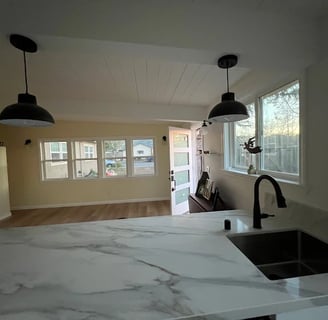 kitchen remodeling in Mountain View, CA with new granite countertops
