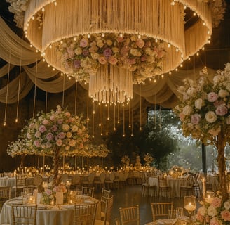 Decoración de boda elegante