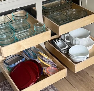 Cabinet Cubby Pullout Drawers