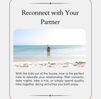 2 people standing in the water next to a beach in front of a catamaran sailboat