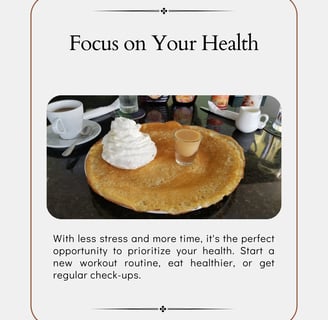 a Dutch pancake with whipped cream and shot of baileys