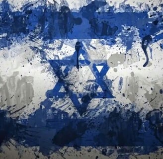 The flag of Israel