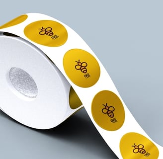 Self Adhesive Labels in roll form