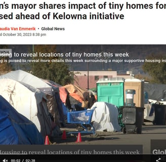 BC Housing to reveal locations of tiny homes this week. 