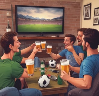 turned-on flat screen television