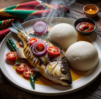 Banku and Fish