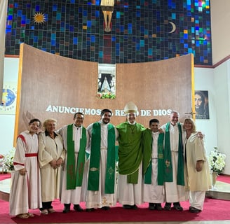 Celebración del nuevo párroco