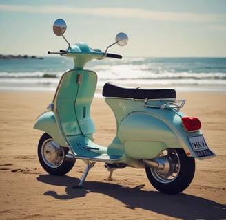 A group of electric scooters is parked haphazardly against poles on a cobblestone street. The setting appears urban, with a small outdoor seating area visible in the background. Two people are seated at a table under a canopy, and there is dim, ambient lighting from a nearby light fixture.