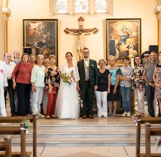 Mariage église St Pierre en Faucigny sept 2025