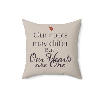 a pillow pillow with a quote on it