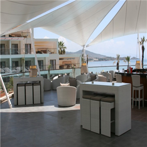 custom outdoor bar stools with rattan wicker