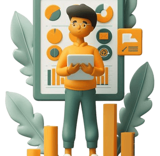 clauviar: a man standing in front of a large screen